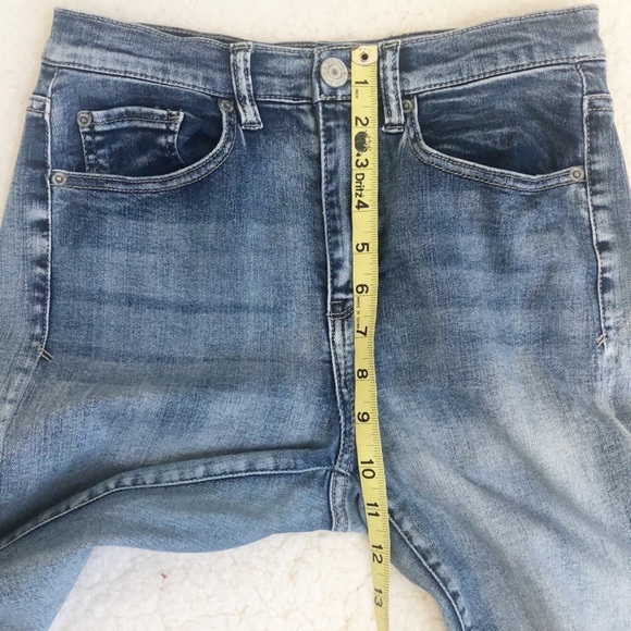 Mudd High Rise Frayed Hem Jean Legging Sz 5 - Picture 8 of 8